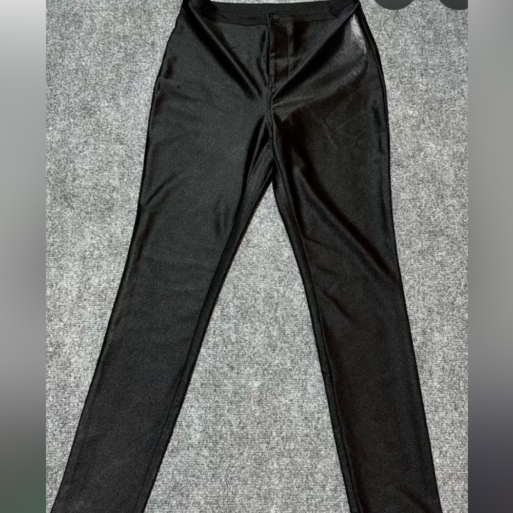 Bar III Women's Black Flat Front Pants